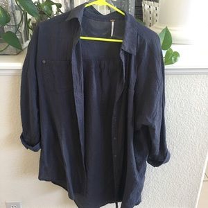 Free People Oversized Shirt